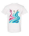 TANDM SURF® Anybody Can Surf Tee - White Back