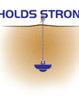 2 Pack of Dig and Hold Anchoring System for Sand and Snow - NEW PRODUCT!