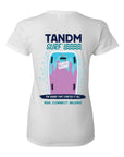 TANDM SURF® Everyday Surf Women's Tee - White Back