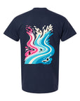 TANDM SURF® Anybody Can Surf Tee - Navy Back