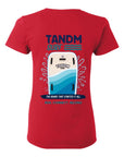 TANDM SURF® Women'sTee - Red Back