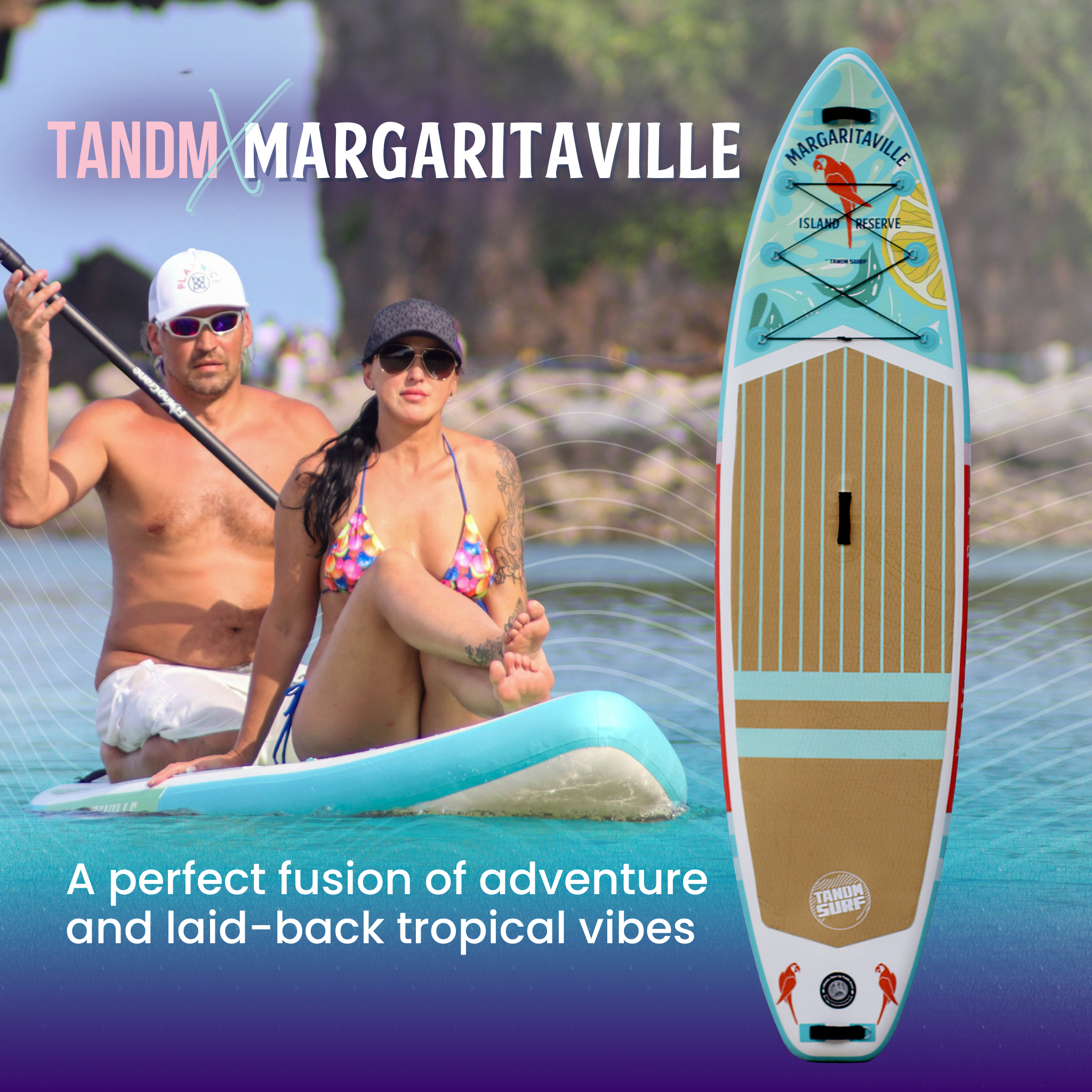 TANDM Margaritaville Stand Up Paddleboard – TANDM SURF