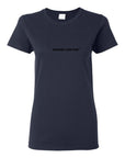 TANDM SURF® Anybody Can Surf Women's Tee - Navy Front