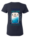 TANDM SURF® Women'sTee - Navy Back