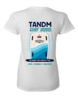 TANDM SURF® Women'sTee - White Back