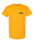 5000 Gildan Heavy Cotton T-shirt - Gold Front