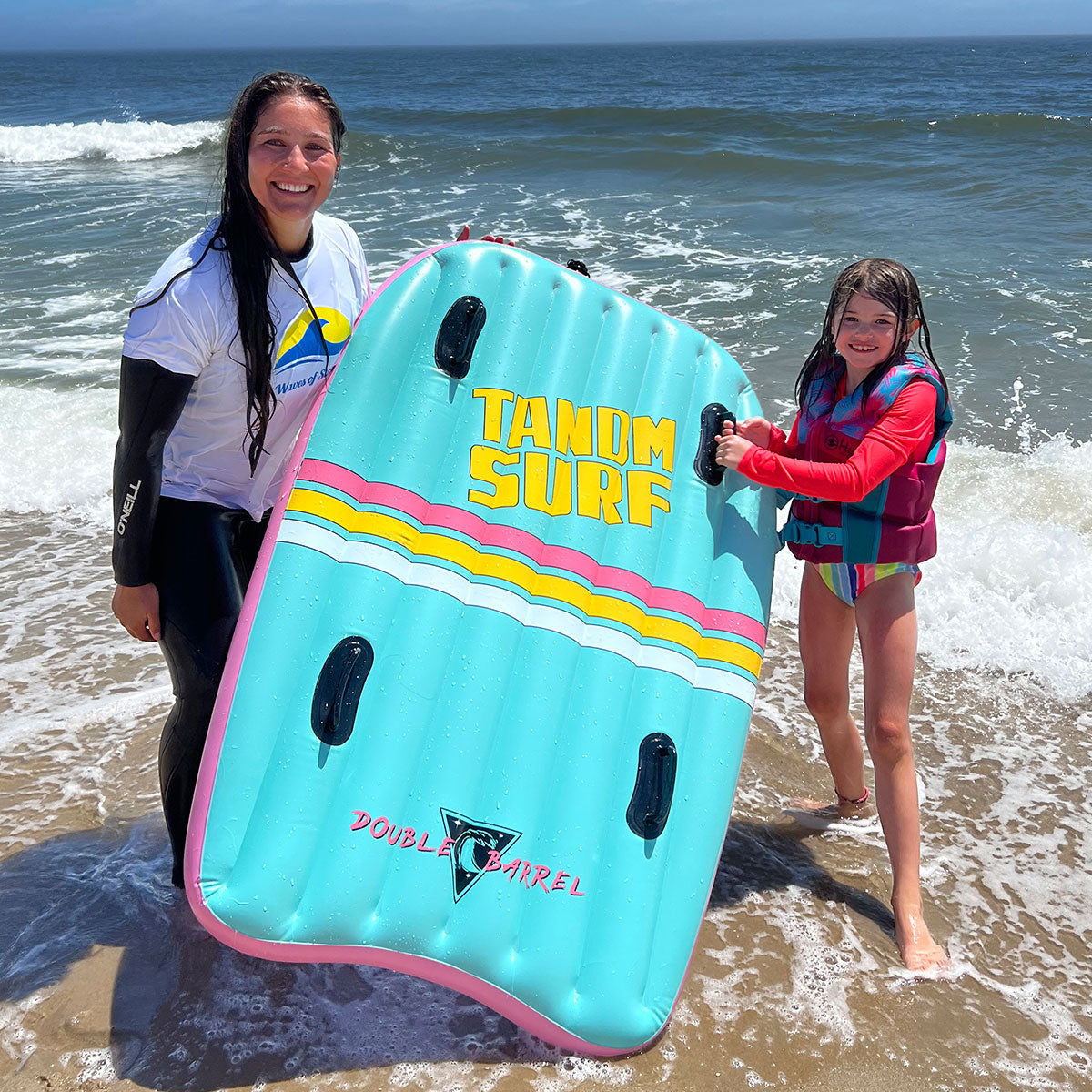 TANDM Double Barrel Inflatable Bodyboard