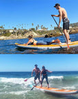 Caiaque SIT+SUP para 2 pessoas + Combo de stand up paddleboard atacado