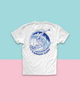 Camiseta de manga curta TANDM Surf Família, diversão, empolgado