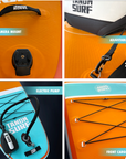 Caiaque SIT+SUP para 2 pessoas + Combo de stand up paddleboard atacado