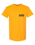 Behind the Stoke Tee - Gold Front