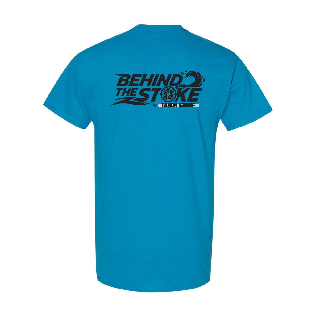 Behind the Stoke Tee - Sapphire Back