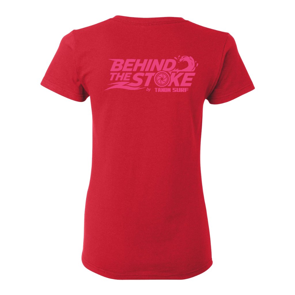 TANDM SURF® Women's Signature Tee - Red Back