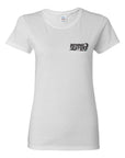 Behind the Stoke Women's Tee - White Front