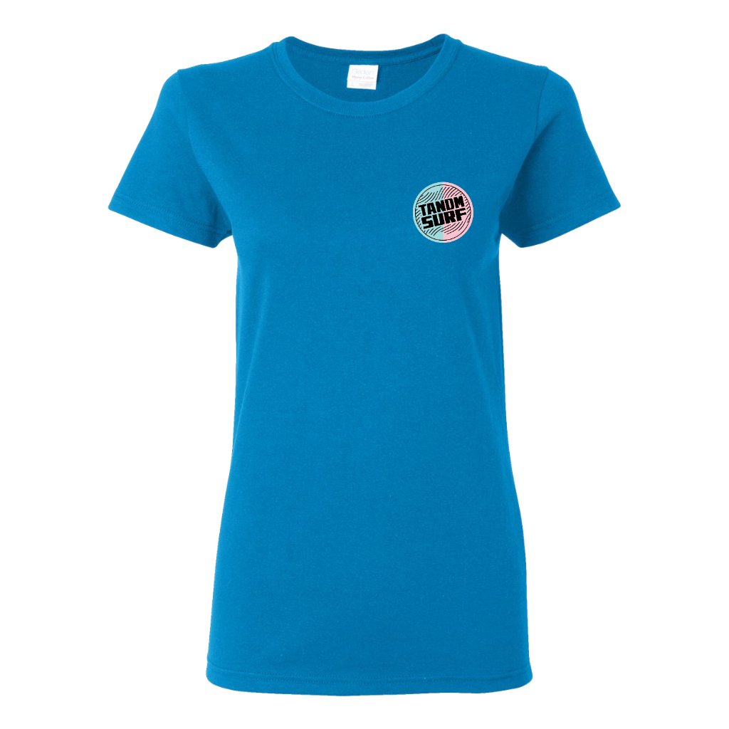 TANDM SURF® Women's Signature Tee - Sapphire Front