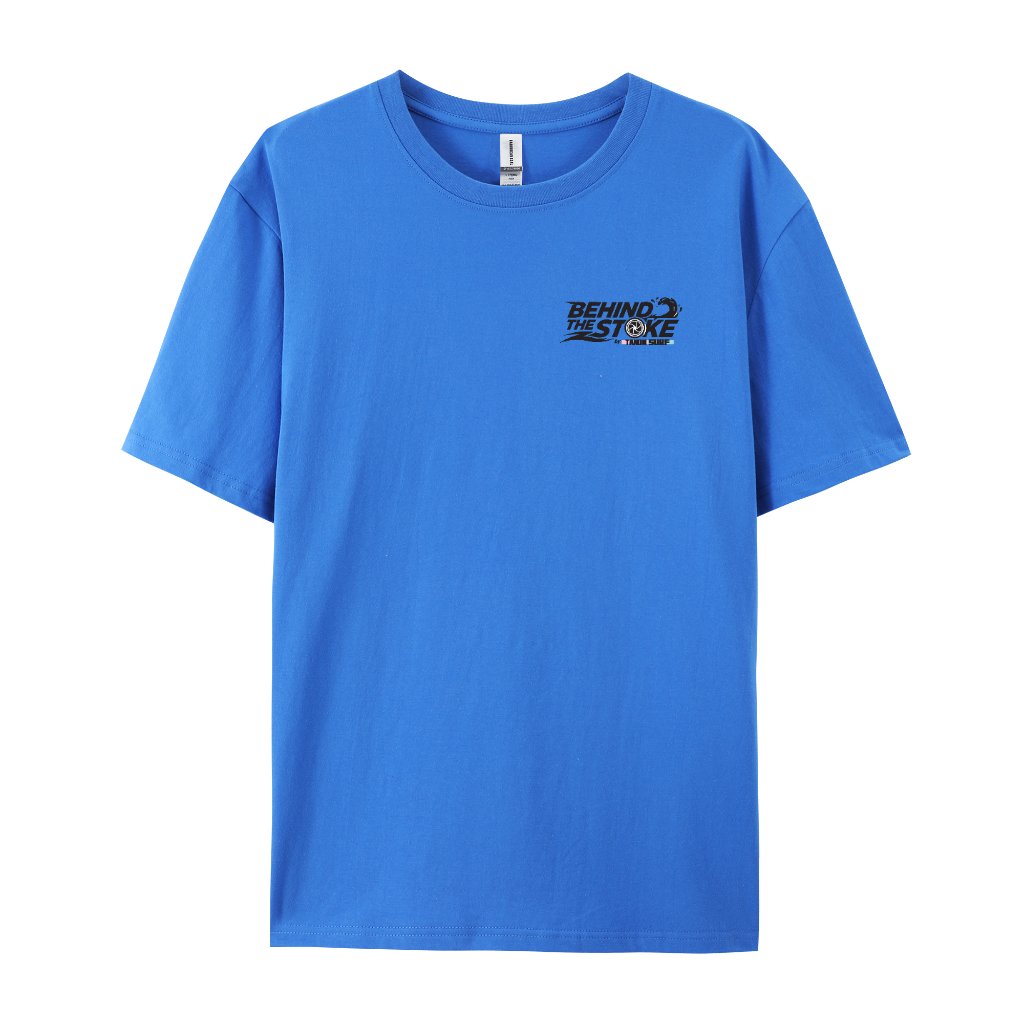 Behind the Stoke Tee - Royal Blue Front