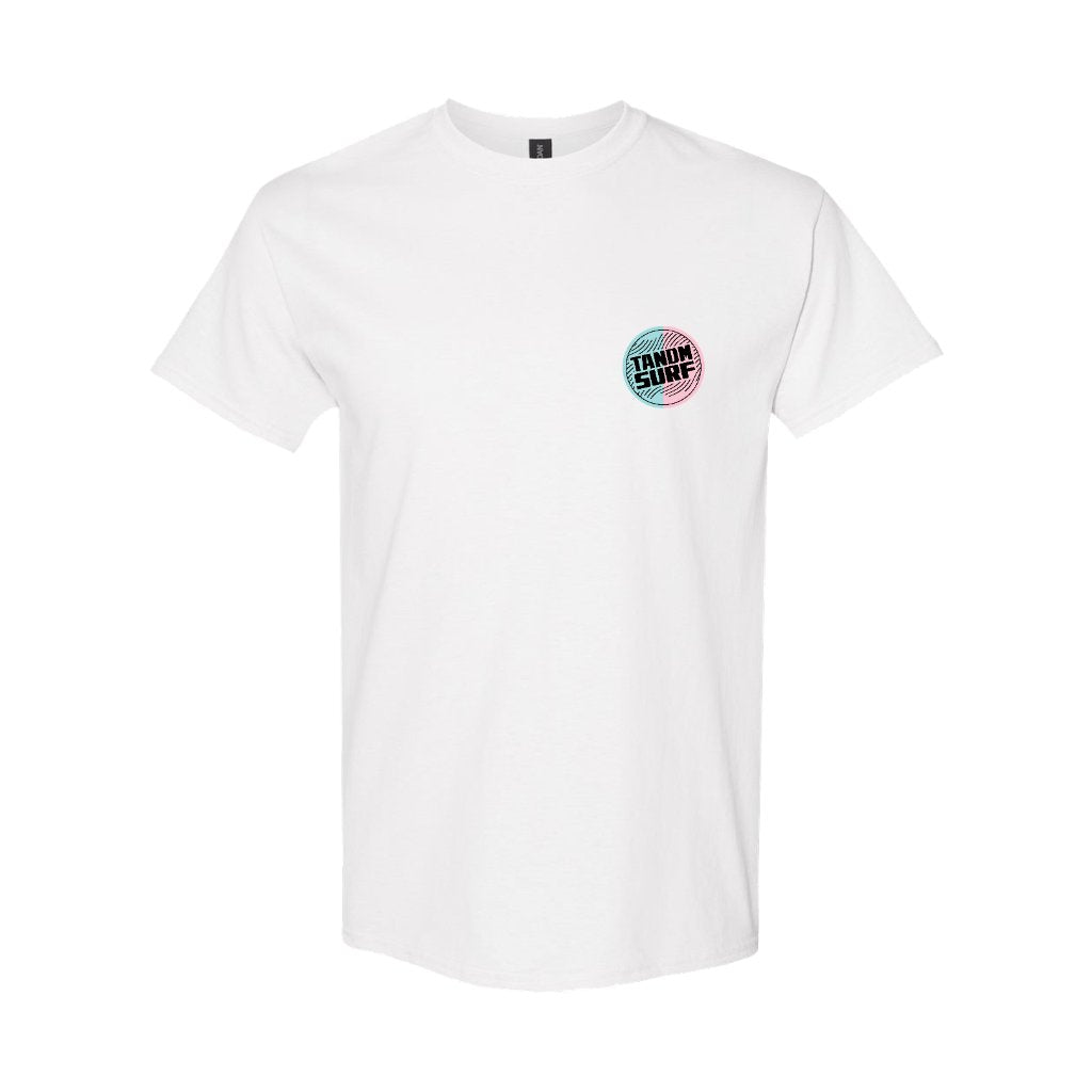TANDM SURF® Signature Tee - White Front