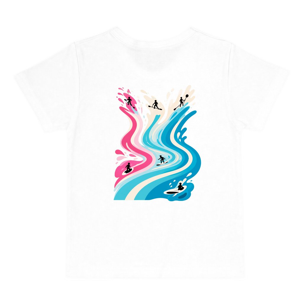 TANDM SURF® Anybody Can Surf Toddler's Tee - vdm_DG014_WH01 Back