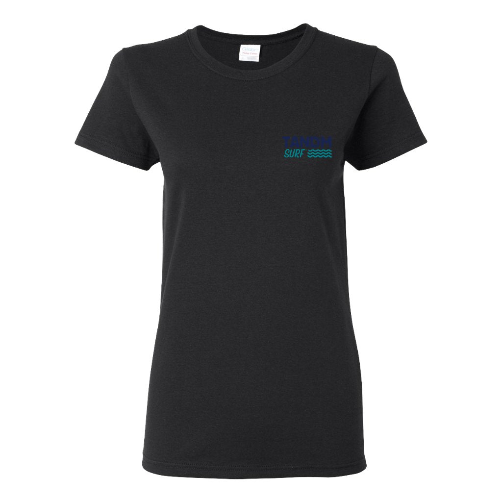 TANDM SURF® Everyday Surf Women's Tee - Black Front