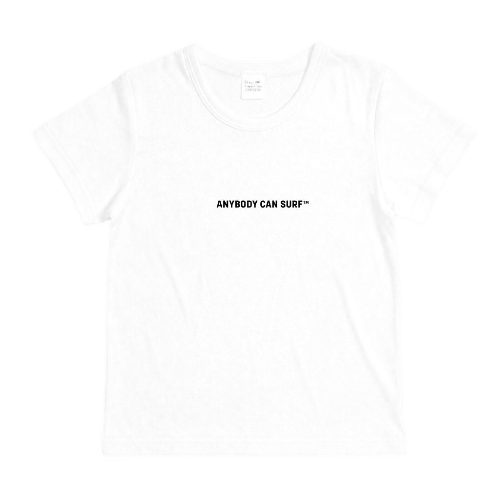 TANDM SURF® Anybody Can Surf Toddler's Tee - vdm_DG014_WH01 Front