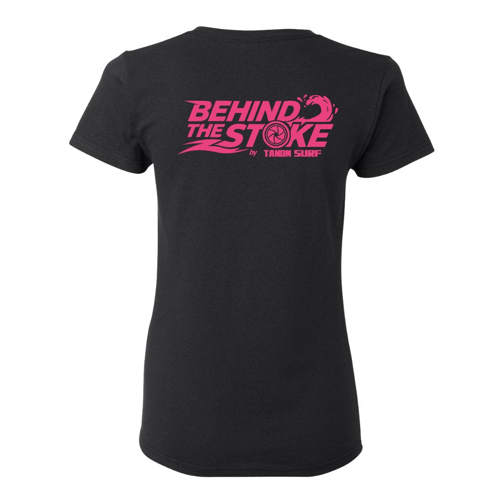TANDM SURF® Women's Signature Tee - Black Back