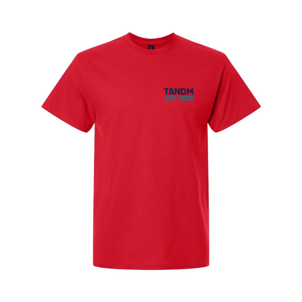 5000 Gildan Heavy Cotton T-shirt - Red Front