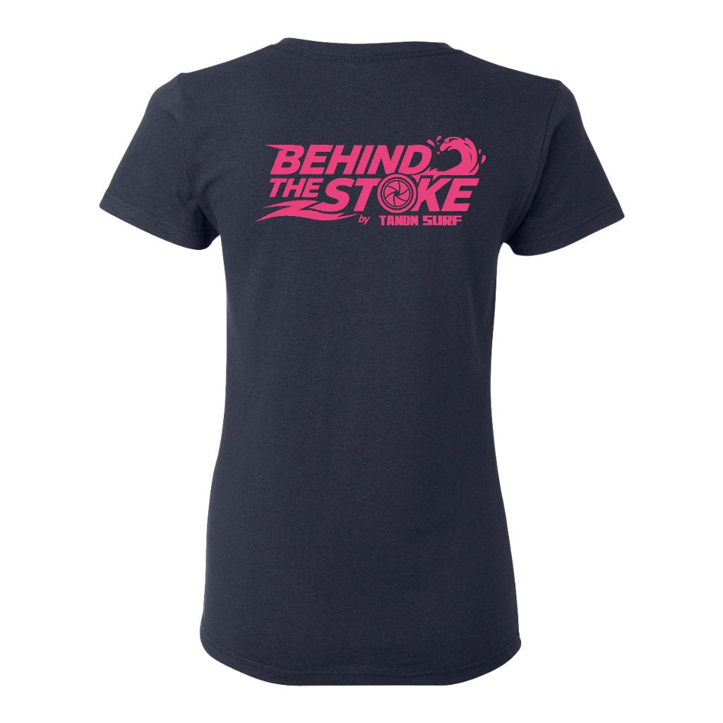 TANDM SURF® Women's Signature Tee - Navy Back