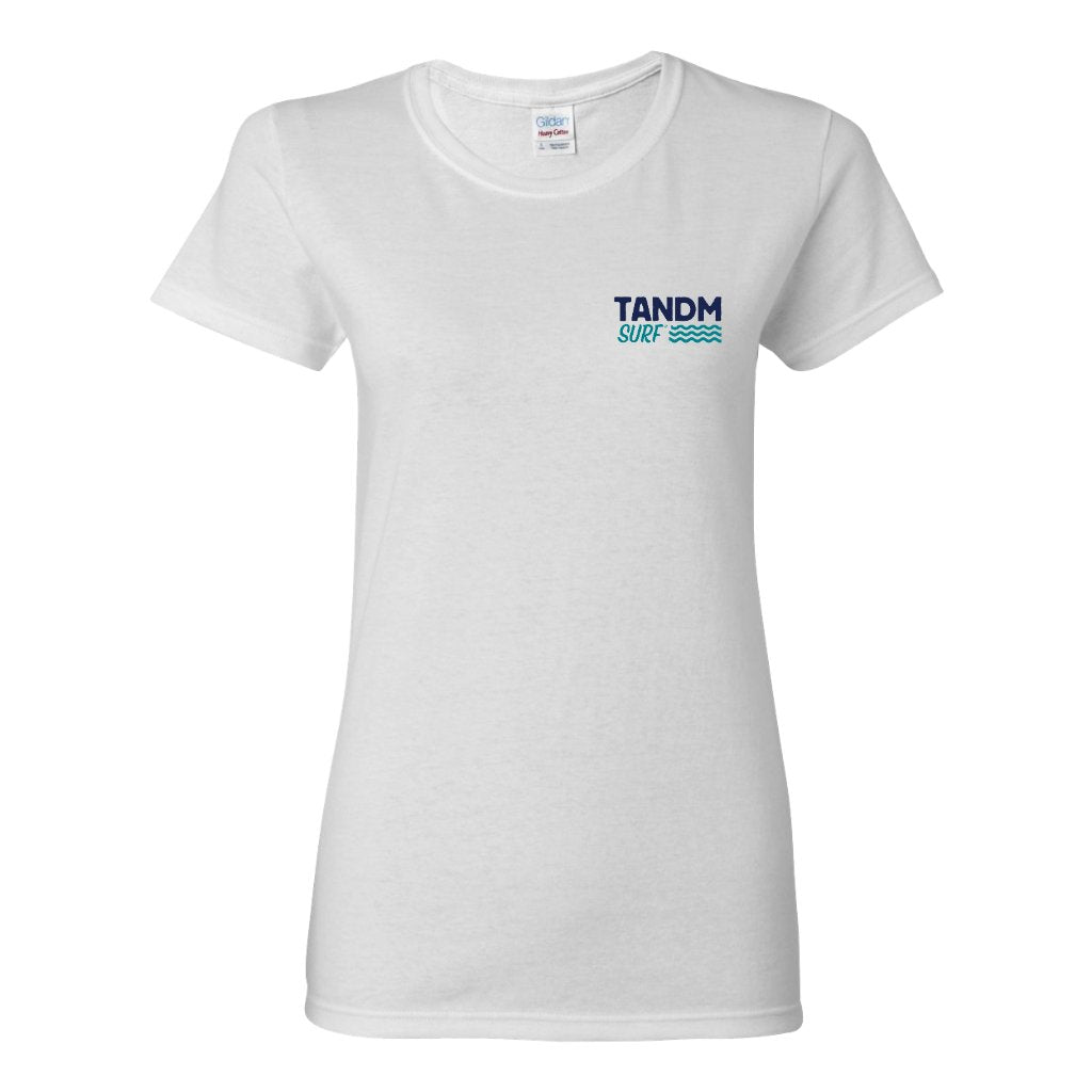 TANDM SURF® Everyday Surf Women's Tee - White Front