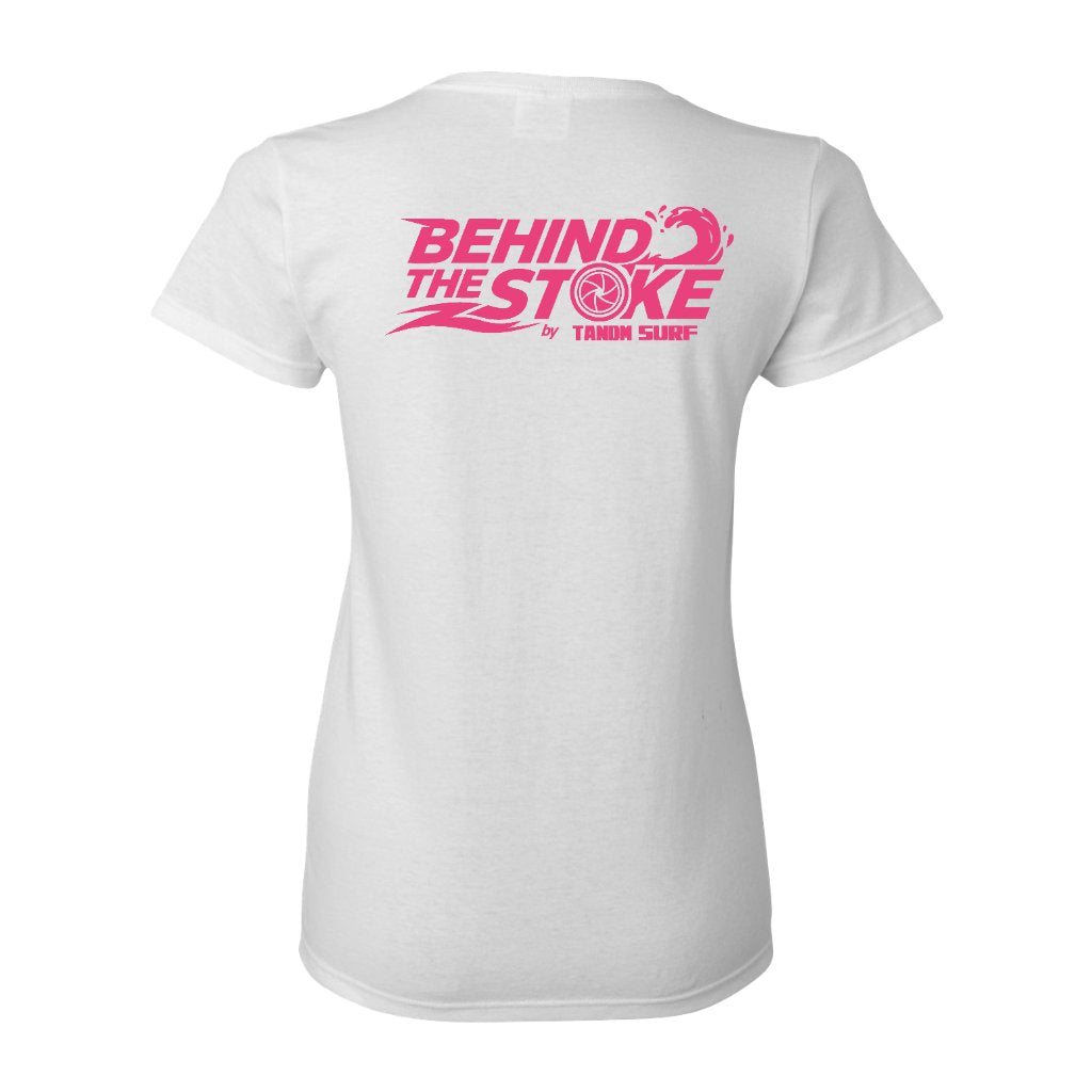 TANDM SURF® Women's Signature Tee - White Back