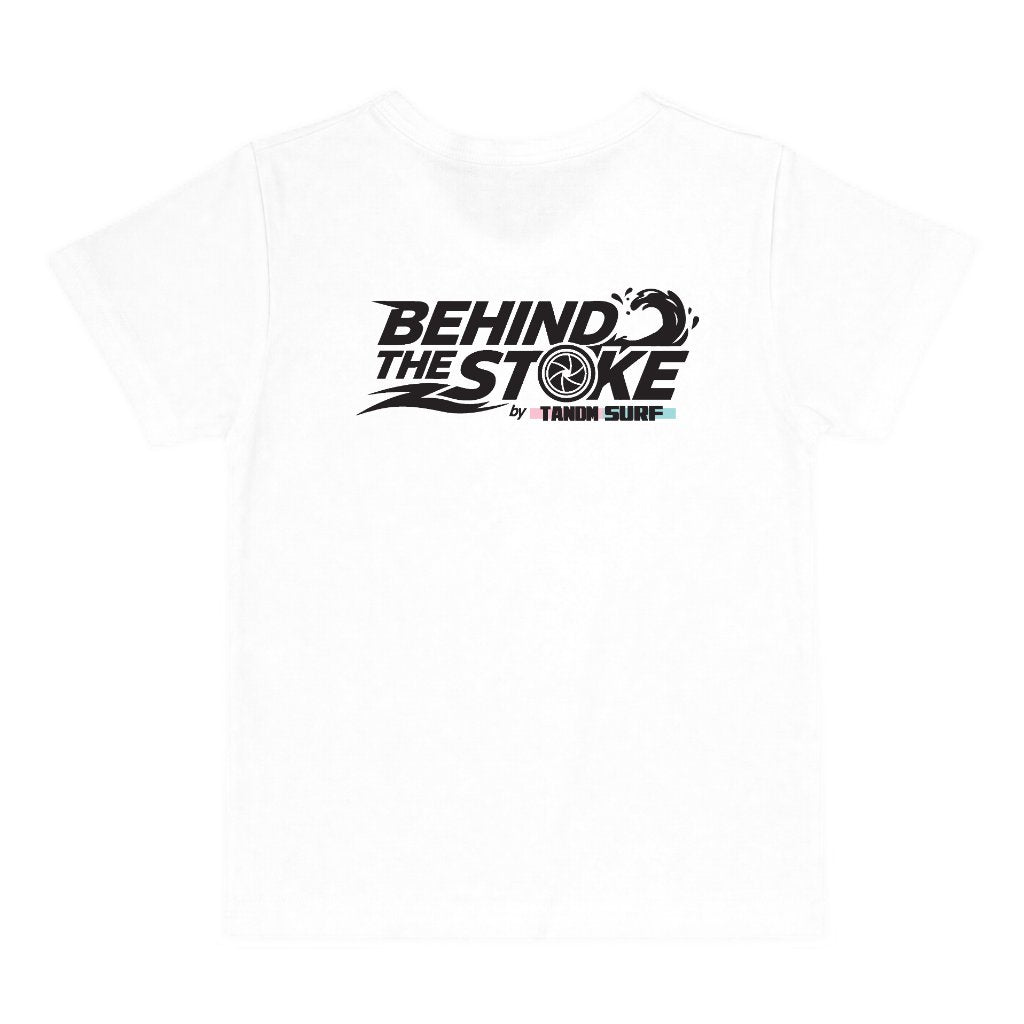 Behind the Stoke Toddler's Tee - vdm_DG014_WH01 Back