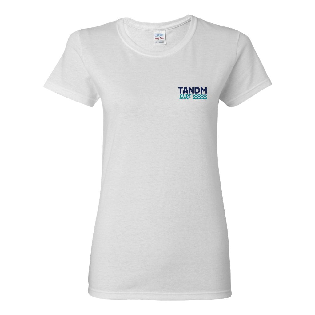 TANDM SURF® Women'sTee - White Front