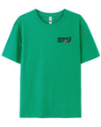 Behind the Stoke Tee - Emerald Green Front