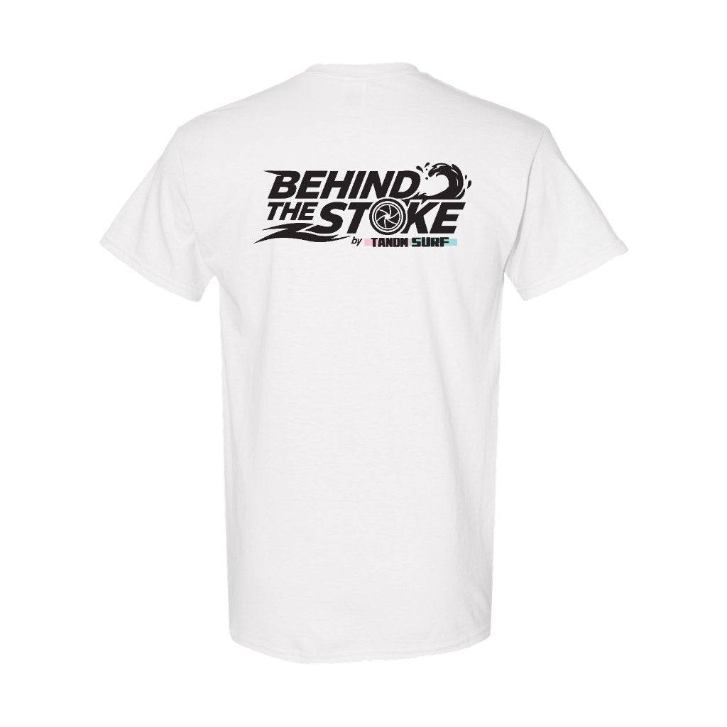 Behind the Stoke Tee - White Back