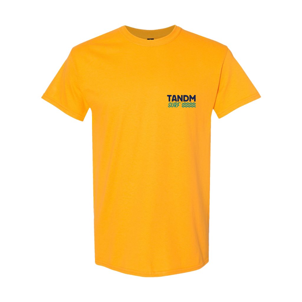 5000 Gildan Heavy Cotton T-shirt - Gold Front