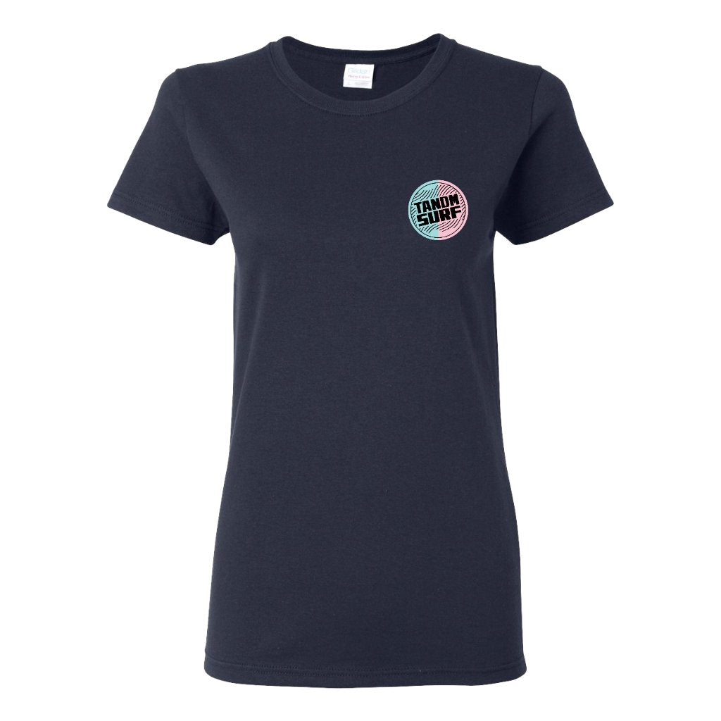 TANDM SURF® Women's Signature Tee - Navy Front