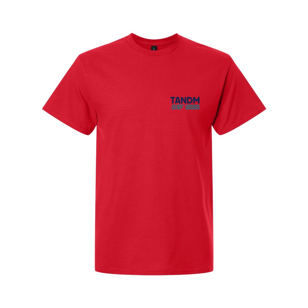 5000 Gildan Heavy Cotton T-shirt - Red Front