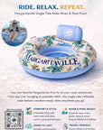 Margaritaville Single Tide Rider River & Pool Float