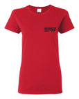 Behind the Stoke Women's Tee - Red Front