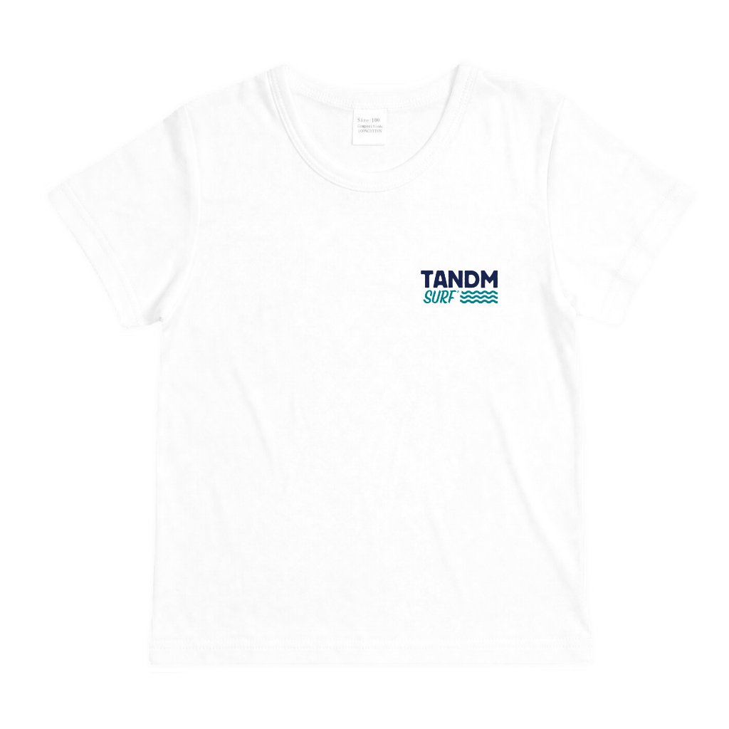 TANDM SURF® Toddlers Tee - vdm_DG014_WH01 Front