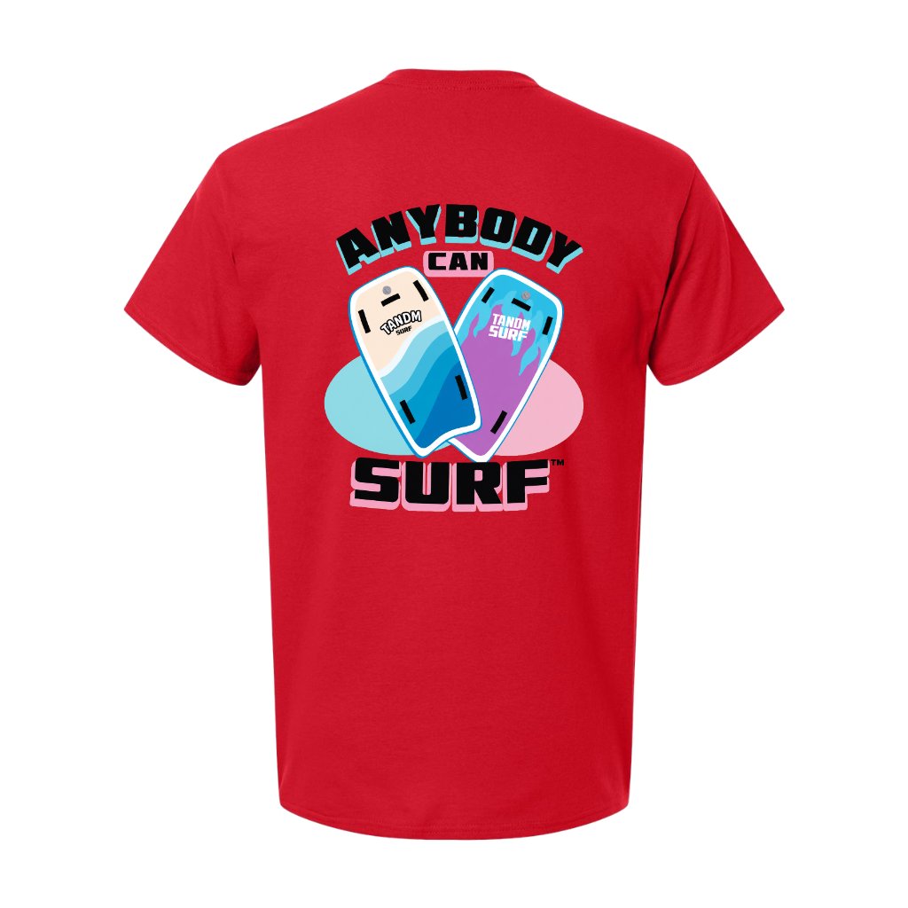 TANDM SURF® Tee - Red Back