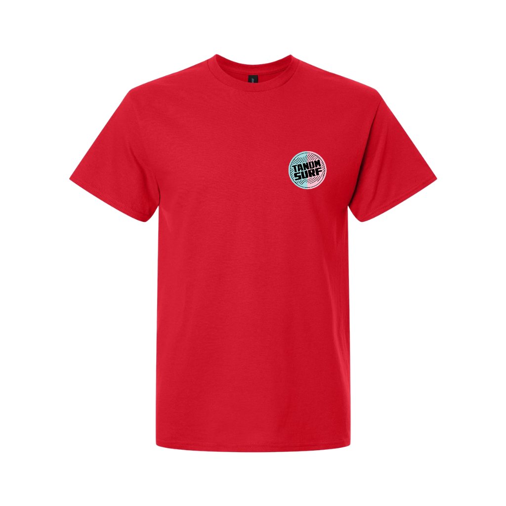 TANDM SURF® Signature Tee - Red Front