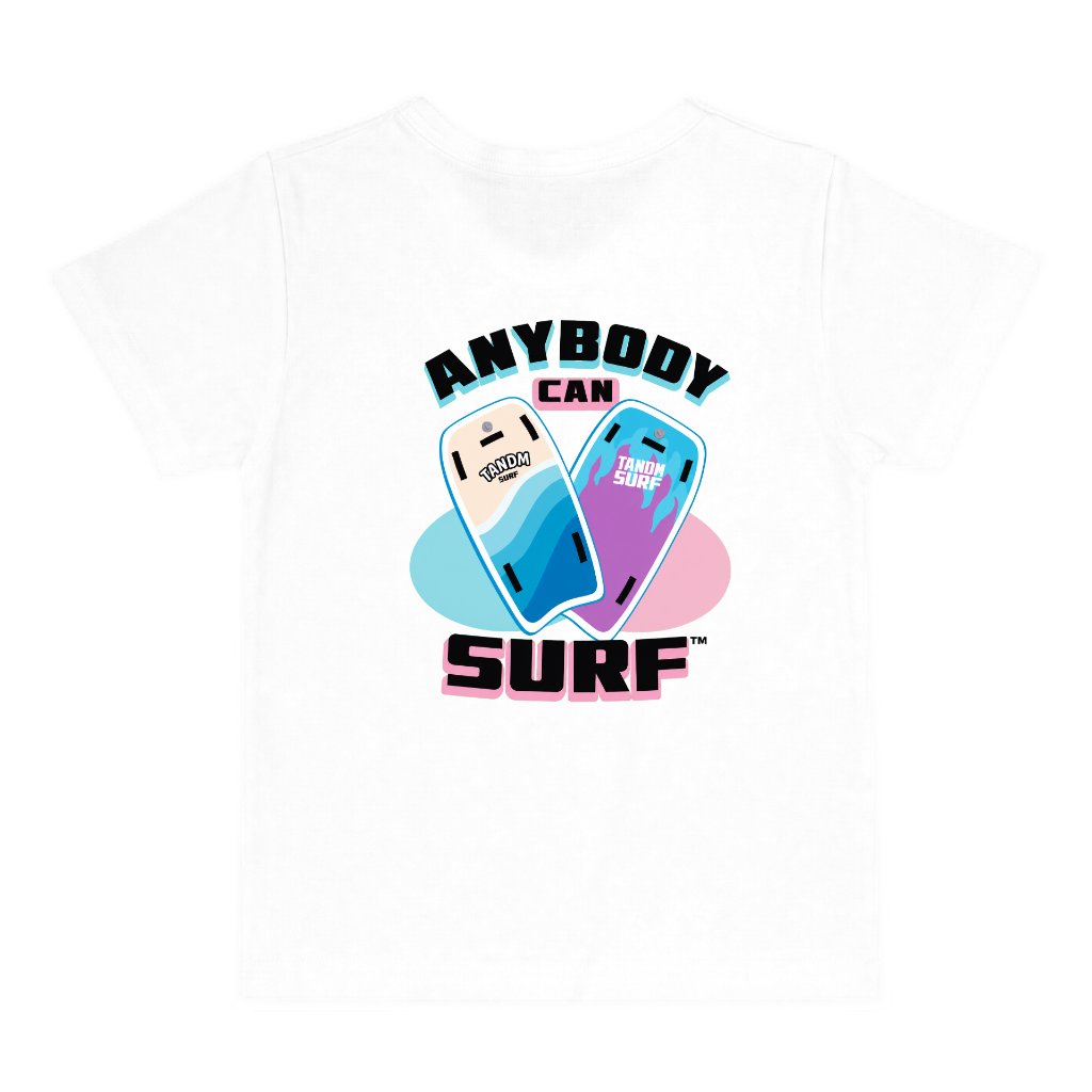 TANDM SURF® Toddler's Tee - vdm_DG014_WH01 Back