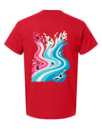 TANDM SURF® Anybody Can Surf Tee - Red Back