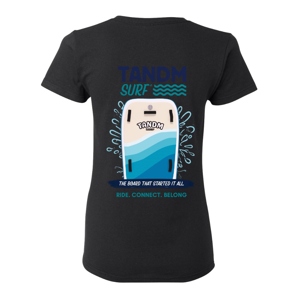 TANDM SURF® Women'sTee - Black Back