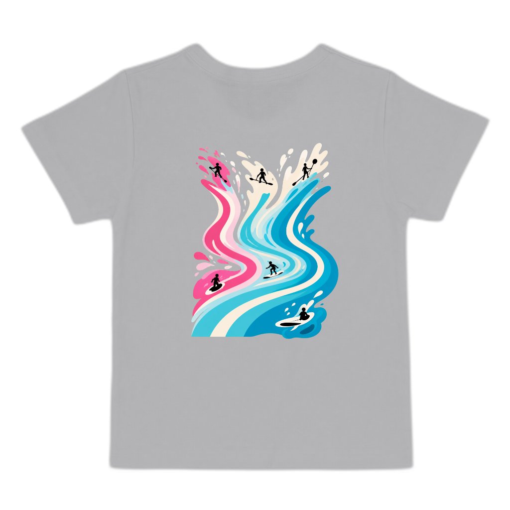 TANDM SURF® Anybody Can Surf Toddler's Tee - vdm_DG014_GR02 Back