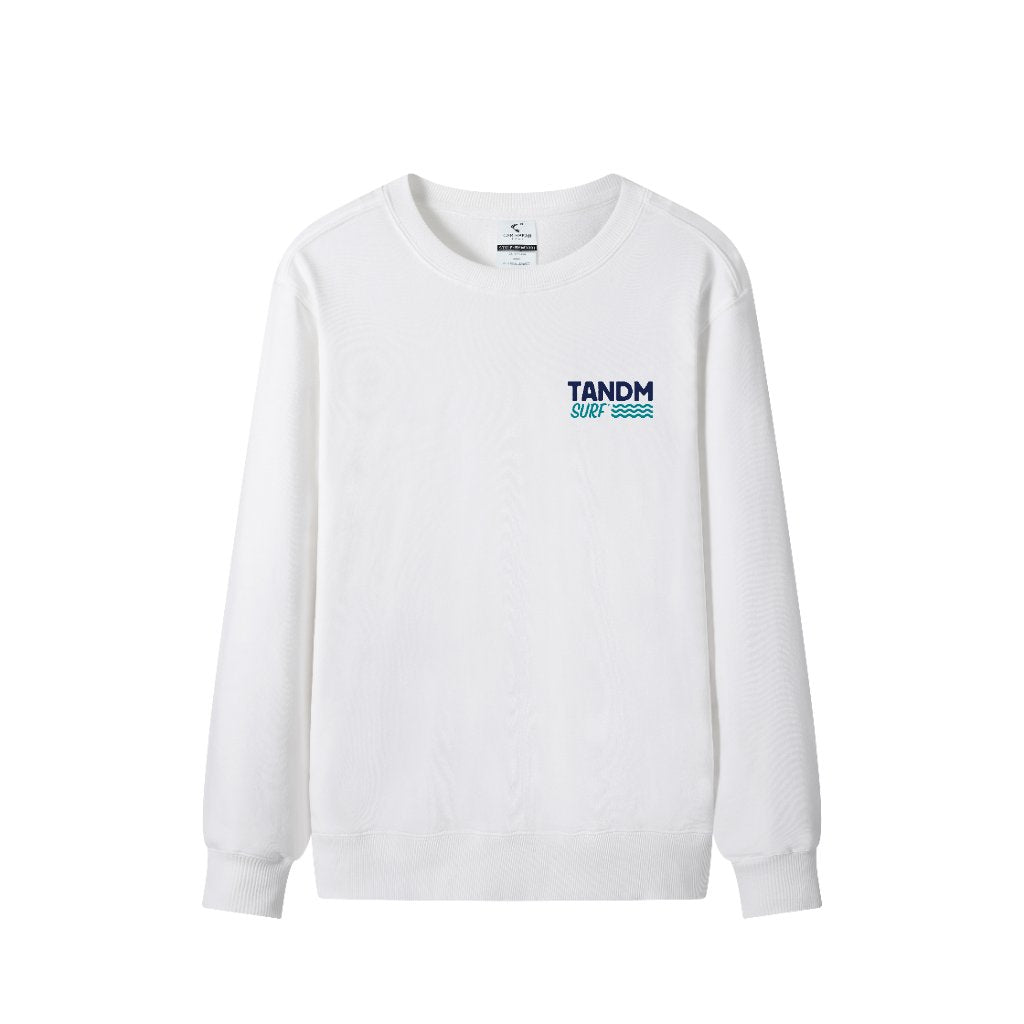 TANDM SURF® Sweatshirt - White Front