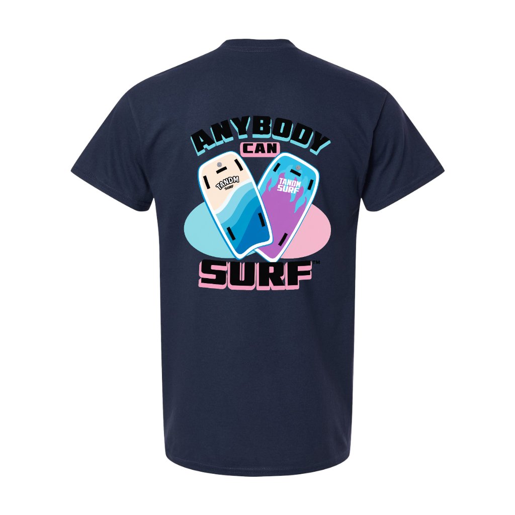 TANDM SURF® Tee - Navy Back