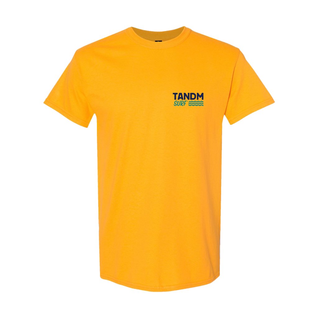 5000 Gildan Heavy Cotton T-shirt - Gold Front