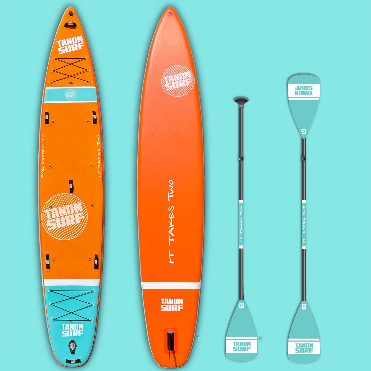 2 Person SIT+SUP Kayak + Stand Up Paddleboard Combo